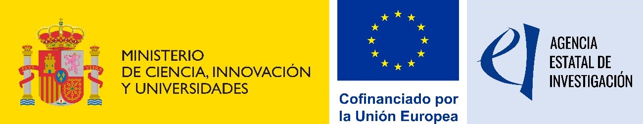Ministerio de Ciencia, Innovación y Universidades · Cofinanciado por la Unión Europea · Agencia Estatal de Investigación